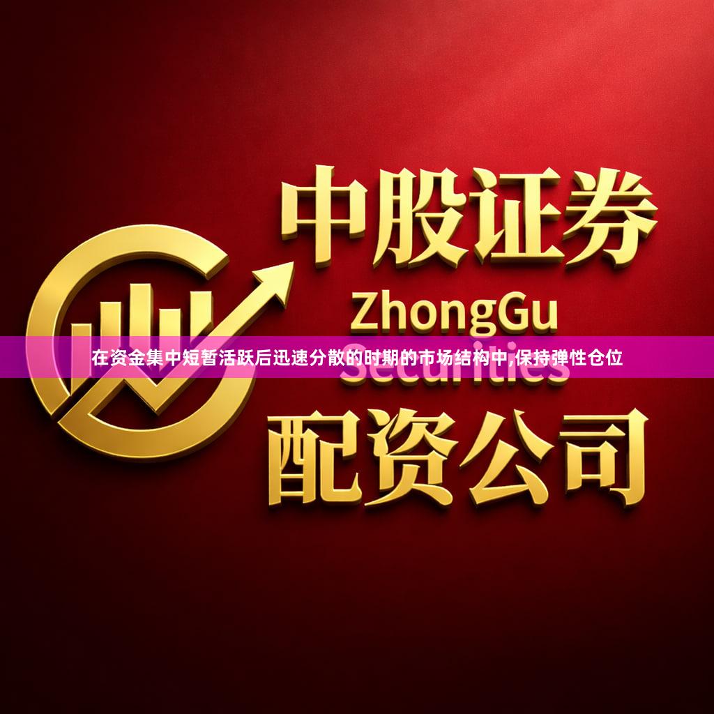 在资金集中短暂活跃后迅速分散的时期的市场结构中,保持弹性仓位