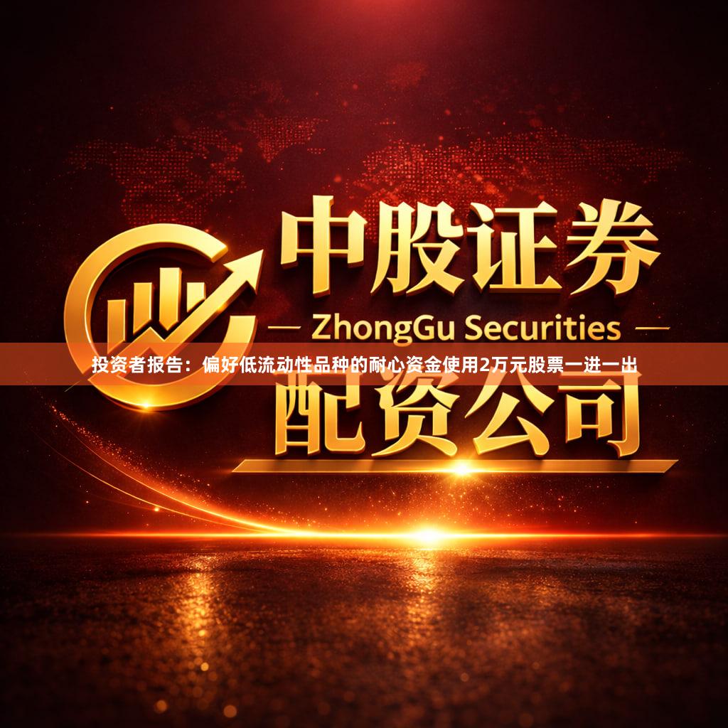 投资者报告：偏好低流动性品种的耐心资金使用2万元股票一进一出